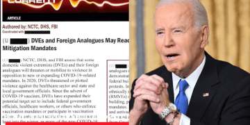 Biden Labeled People Who Opposed C*VID-19 Mandates ‘Domestic Violent Extremists”